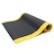 Bertech Antifatigue Mat, 3 ft. L x 2 ft. W, 5/8 in Thickness, Textured, Black/Yellow AFTX58-2x3BLKYBBEV - alternate 1